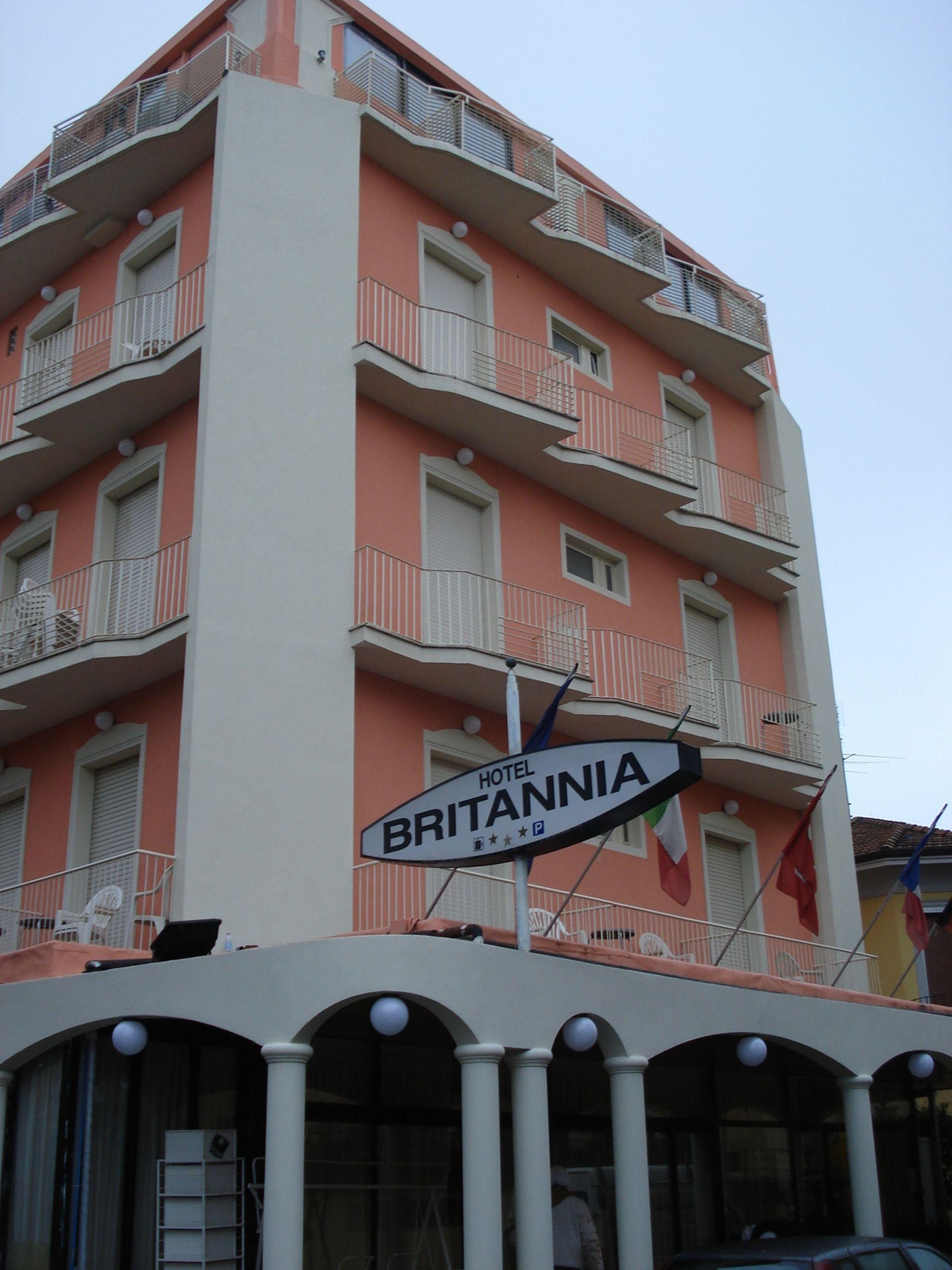 Hotel Britannia Rimini Marina Centro Exterior foto